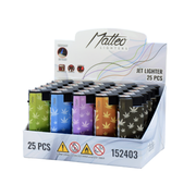 Jet Lighter 152403 Matteo in Metal case Weed | 1 Lighter