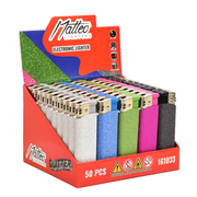 Electronic Lighter 161033 Matteo Glitter Pretty | 1 Lighter