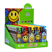 Turbo Windproof Lighter 177433 Adamo Design Label - Smiley | 1 Lighter