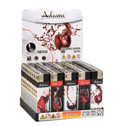 Electronic Lighter 1881143 Adamo Design Label - Wine | 1 Lighter
