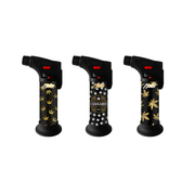 Matteo Big Jet Torch Lighter — Gold Weed | 1 Assorted Design