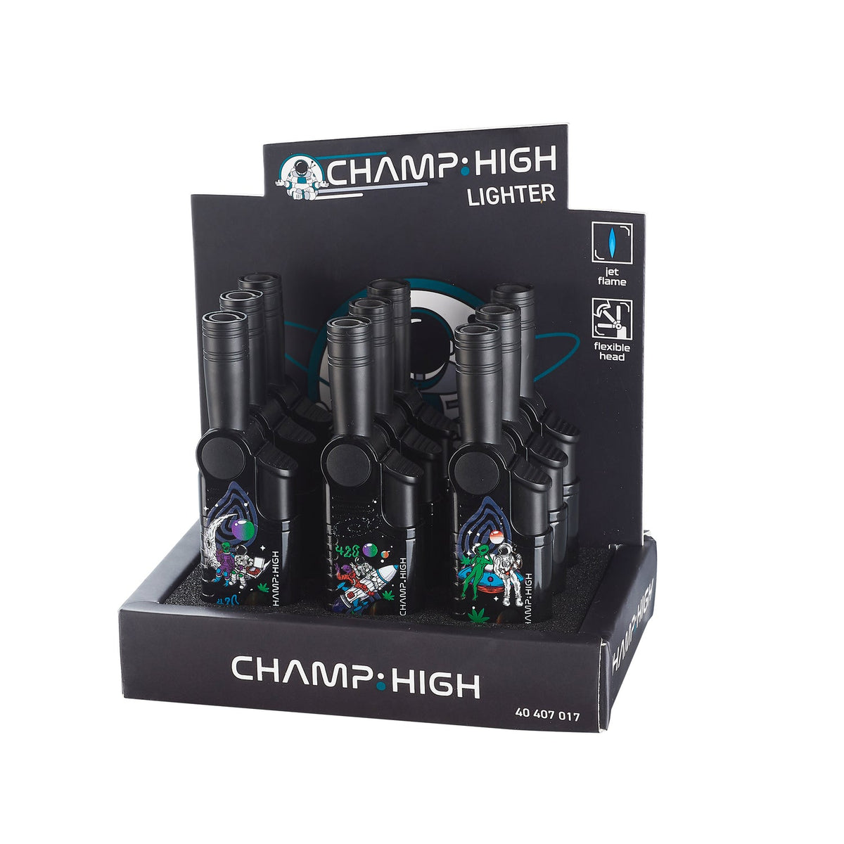 Champ High Spacesaber Blueflame Jet Windproof Lighter | 1 Lighter; supplier range shown, quantity supplied stated in description