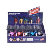 PROF Clap Anodized Blue Flame Lighter 40411657 | 1 Lighter