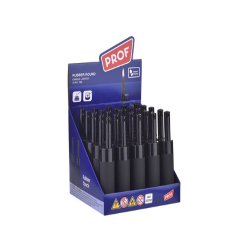 PROF Black Rubber Round Cobia Stem Lighter 40411769 | 1 Lighter; supplier range shown, quantity supplied stated in description