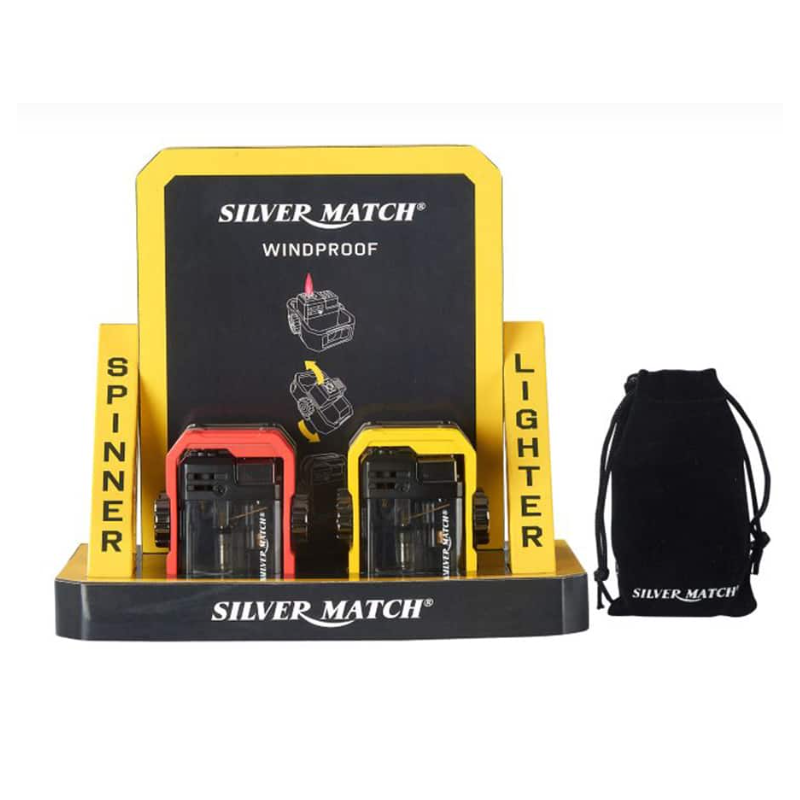 Silver Match Spinner Windproof Lighter & Holder 40674377 | 1 Lighter; supplier range shown, quantity supplied stated in description