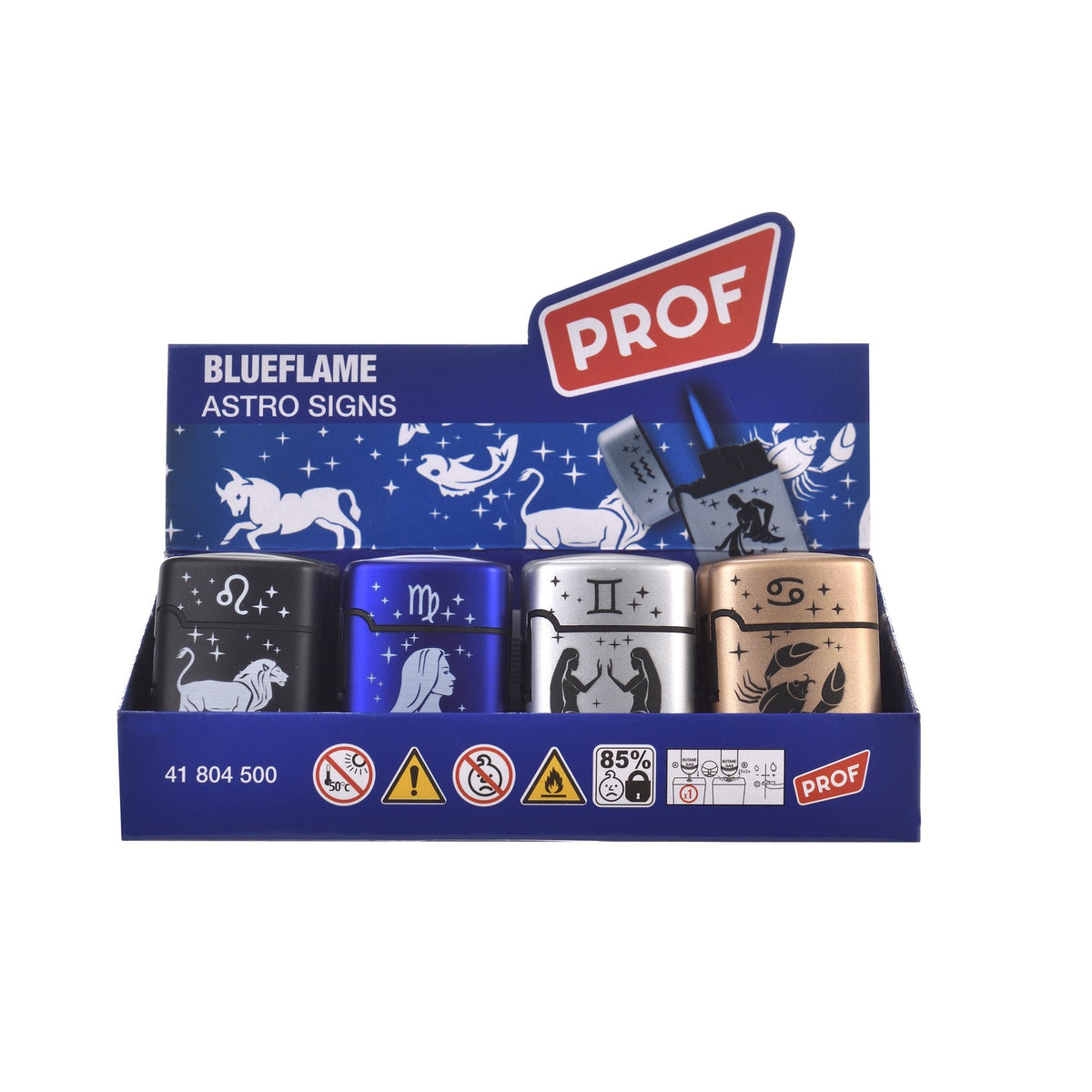 Prof Metallic Astro Jet Blue Flame Windproof Lighter | 1 Lighter; supplier range shown, quantity supplied stated in description