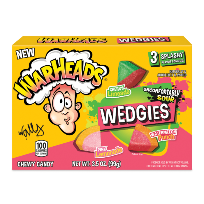 Warheads Wedgies Sour Candy 99g sealed retail pack