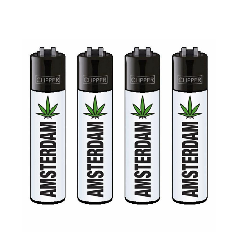 Clipper Amsterdam Refillable Lighter — range shown; one assorted lighter supplied