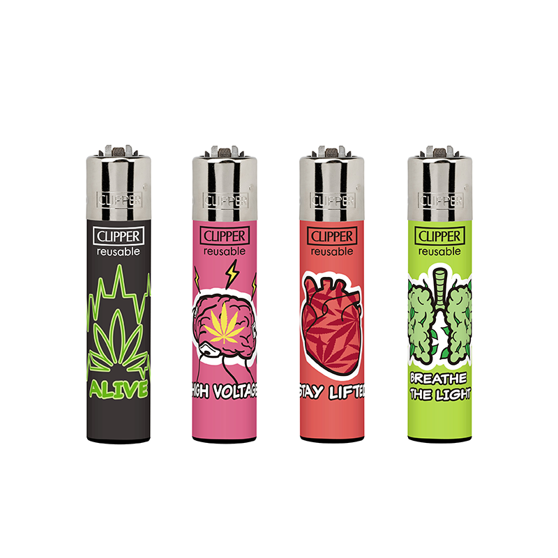 Clipper Care Yourself Refillable Lighter — range shown; one assorted lighter supplied