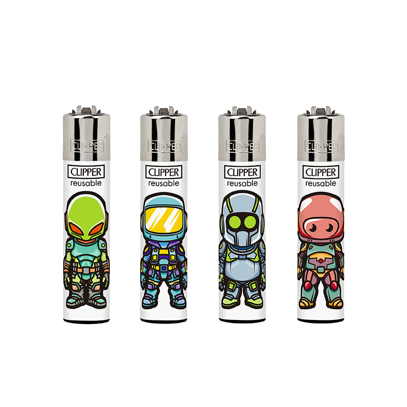 Clipper Onis 4 Refillable Lighter — range shown; one assorted lighter supplied