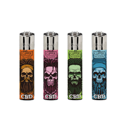 Clipper Classic Large Rasta Skulls CBD 4 | 1 Assorted Lighter