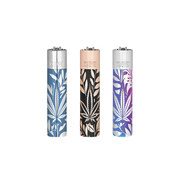 Clipper Jungle Leaf Metal Refillable Lighter | 1 Assorted Design