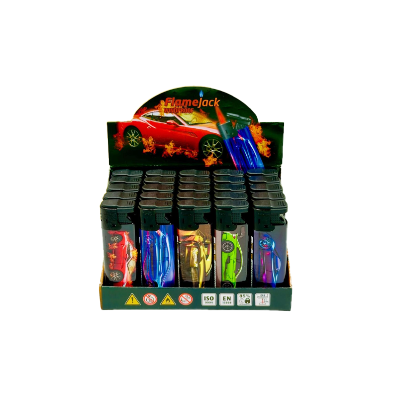Flamejack Windproof Refillable Lighter (Car Design) SM-2267 | 1 Lighter; supplier range shown, quantity supplied stated in description
