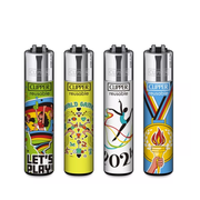 Clipper , World Games Pattern Refillable Lighter | 1 Assorted Design