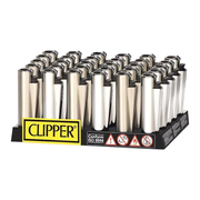 Clipper Silver Micro Metal Refillable Lighter | 1 Lighter