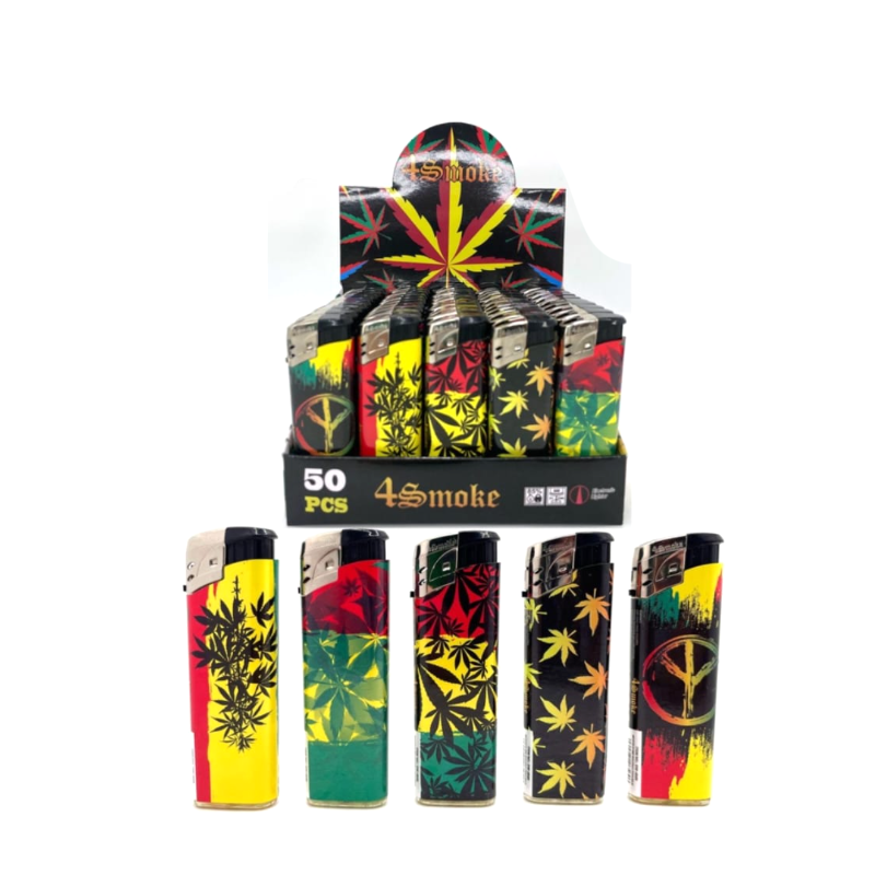 4Smoke Electronic Lighter Dw-6569 — range shown; one assorted lighter supplied