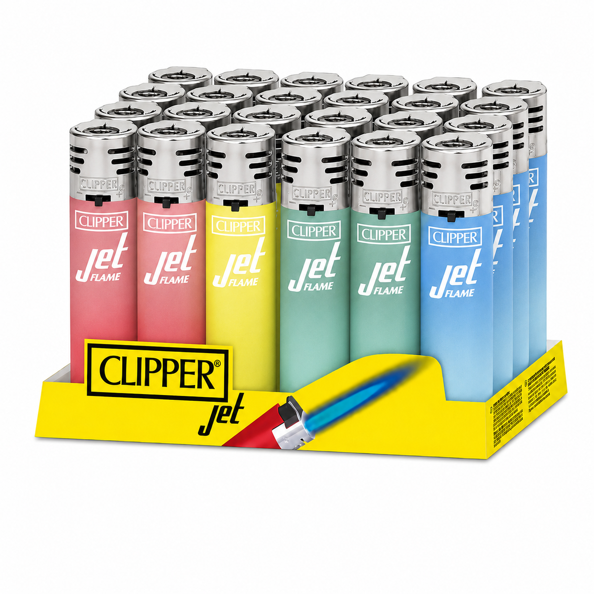 Clipper Jet Metallic Gradient CKJ2B022UKH | 1 Lighter; supplier range shown, quantity supplied stated in description