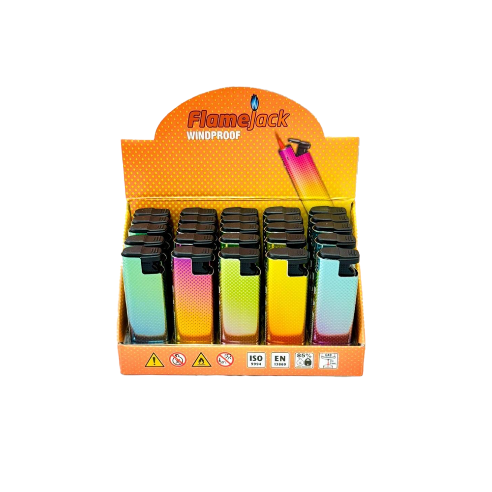 Flamejack Metal Windproof Case Blue Flame Lighter Pop | 1 Lighter; supplier range shown, quantity supplied stated in description