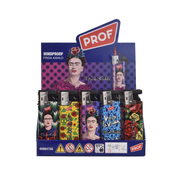 PROF Lighter Windproof Turbo "Frida Kahlo" 5 assorted designs | 1 Lighter