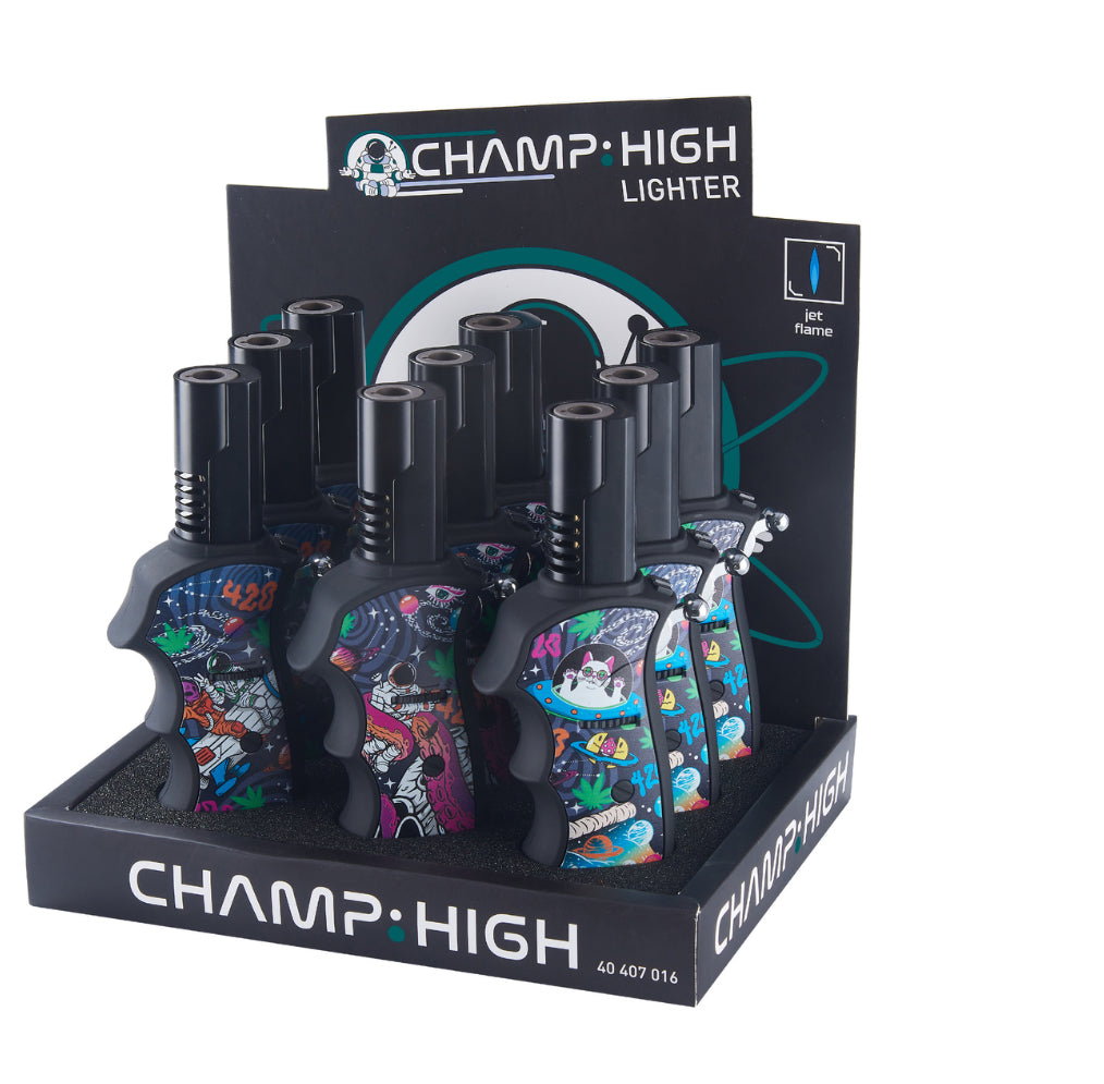 Large Champ High Spacesaber Blueflame Jet Windproof Lighter | 1 Lighter; supplier range shown, quantity supplied stated in description