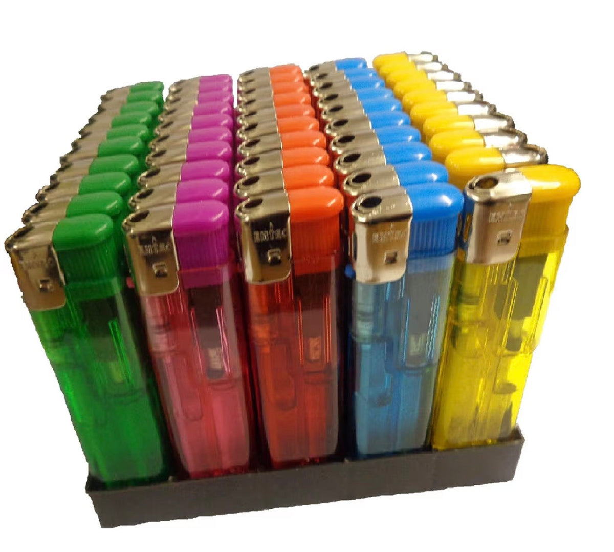 Plain Transparent Electronic Lighter Refillable Lighter | 1 Lighter; supplier range shown, quantity supplied stated in description