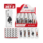 Playing Card Design Turbo Windproof Pocket Lighters | 1 Lighter