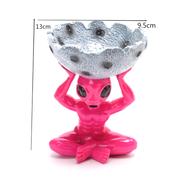 Pink Alien Resin Ashtray — 1 Piece