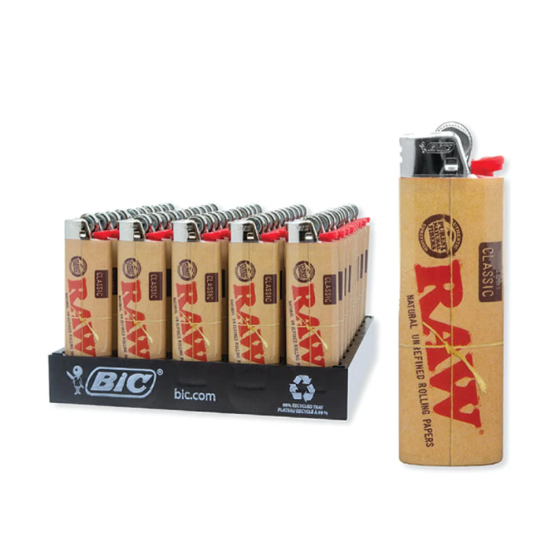 Bic Lighters Featuring Raw Classic Design | 1 Lighter; supplier range shown, quantity supplied stated in description