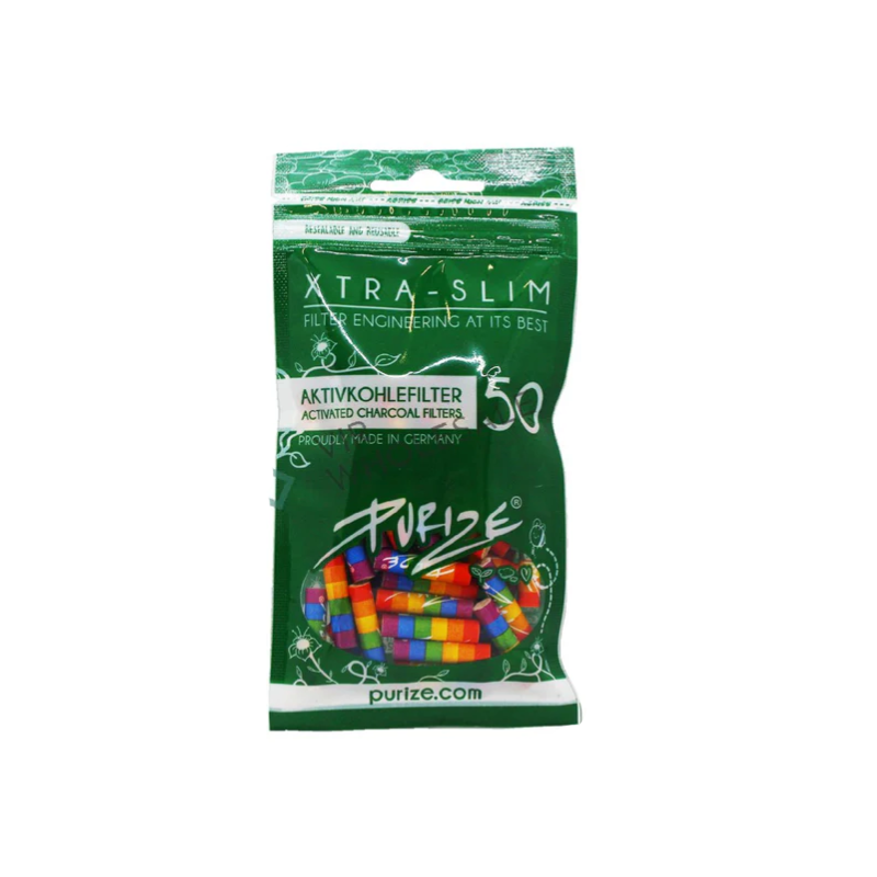 PURIZE XTRA Slim Rainbow 50 Pack 5.9mm