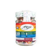 PURIZE XTRA Slim Activated Carbon Filters — Rainbow Glass Jar 100 Pack