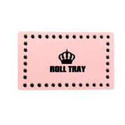 Roll Tray Wooden Storage Box — Medium Pink