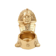 Gold-Coloured Egyptian Pharaoh Resin Ashtray SS-1823 — 1 Piece