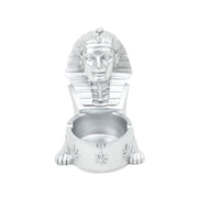 Silver-Coloured Egyptian Pharaoh Resin Ashtray SS-1830 — 1 Piece