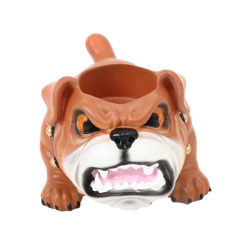 Bulldog Resin Ashtray SS-2219 — 1 Piece