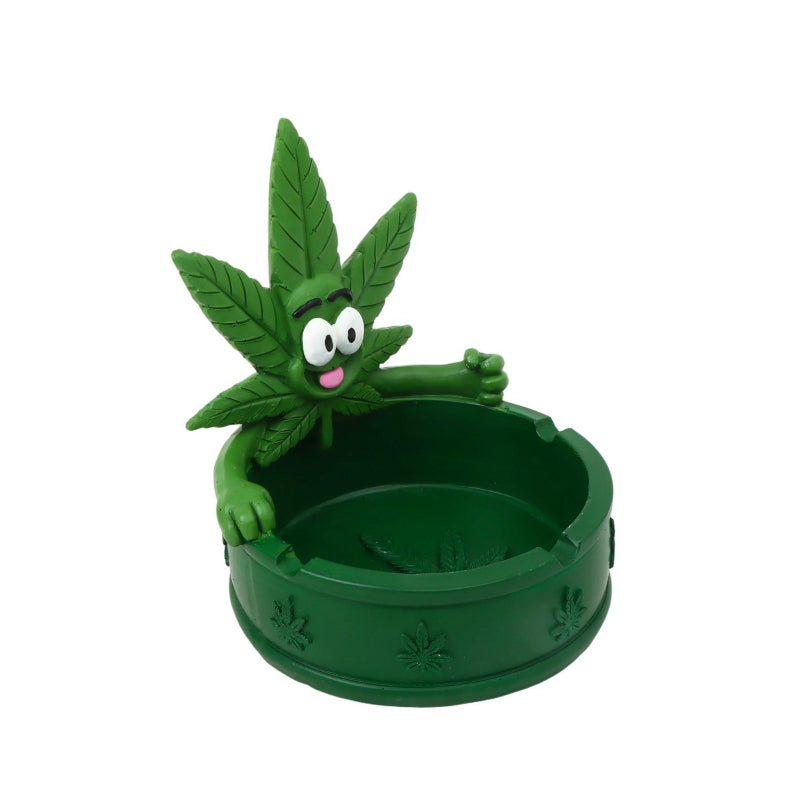 Leaf Character Resin Ashtray SS-2325 — 1 Piece