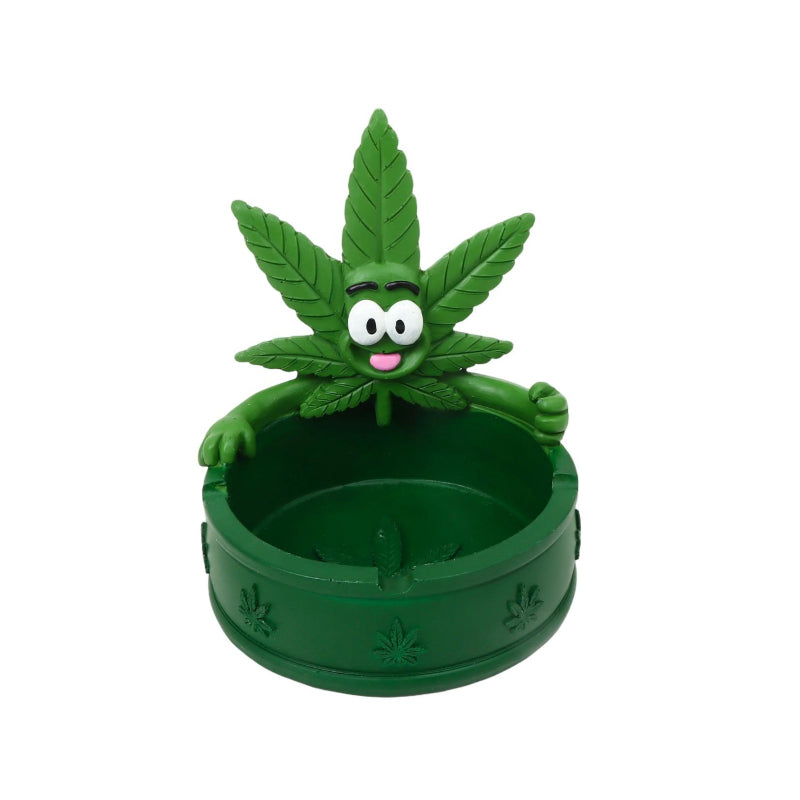 Leaf Character Resin Ashtray SS-2325 — 1 Piece