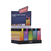 PROF Lighter Turbo Windproof "Gradient Color" 5 assorted designs | 1 Lighter