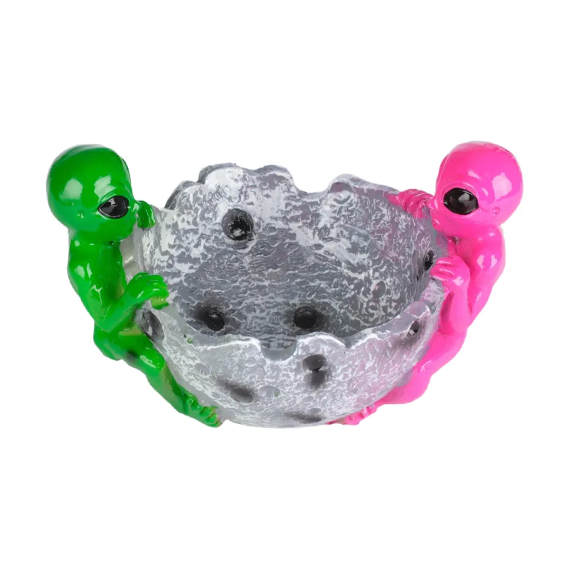 Twin Alien Resin Ashtray — 1 Piece