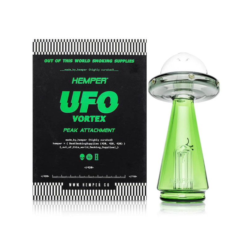 HEMPER UFO Vortex Puffco Peak Glass Top
