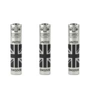 Clipper UK Flag Jet Flame Metal Refillable Lighter & Case | 1 Assorted Design