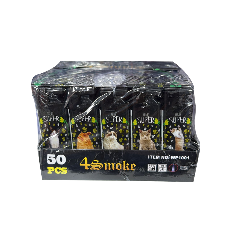 4Smoke Electronic Windproof Lighter — You Are Super Wp-1001 — range shown; one assorted lighter supplied