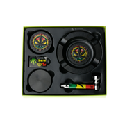 Amsterdam 5 in 1 Smoking Gift Set Metal Black