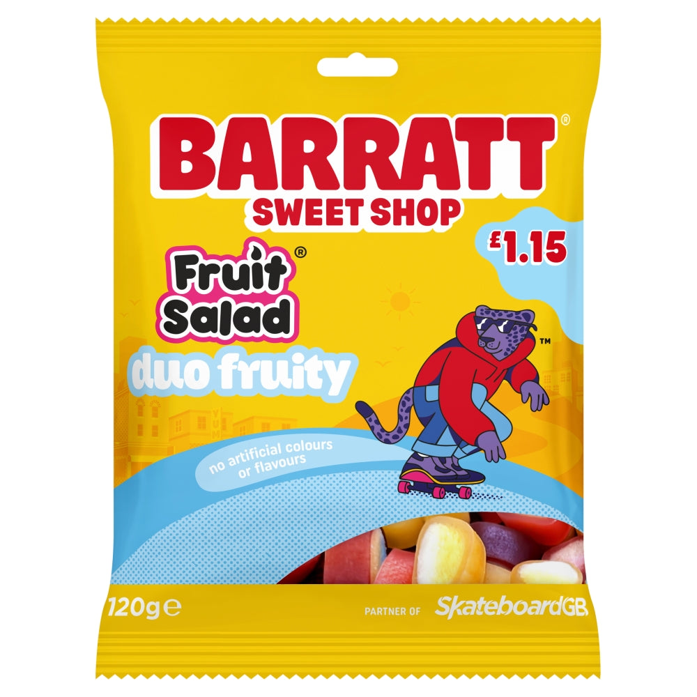 Barratt Fruit Salad Duo Fruity 120g £1.15 retail bag