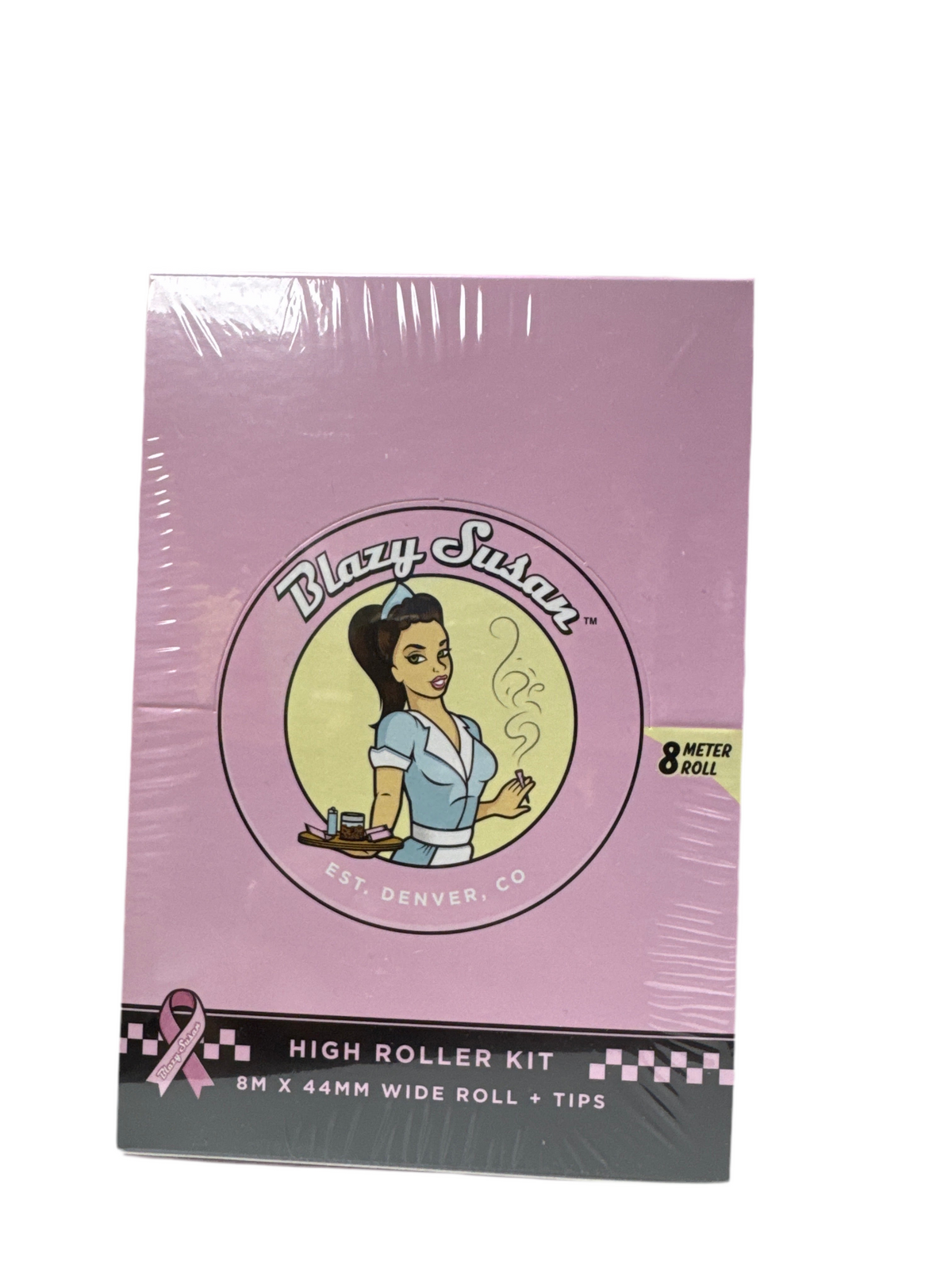 Blazy Susan Pink High Roller 8m Roll + 50 Tips