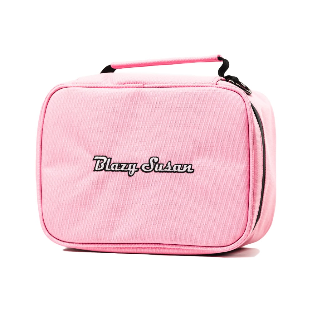 Blazy Susan pink stash bag, front view