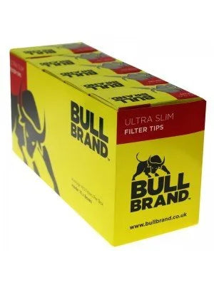 Bull Brand Ultra Slim 160 filter retail box and supplier display