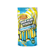 Candy Paradise Sour Neon Pencils Blue Razz Lemonade 130g