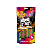 Candy Paradise Sour Neon Strips Tropical Rainbow 130g