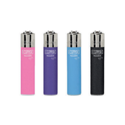 Clipper Soft Touch Refillable Lighter — Assorted Colours