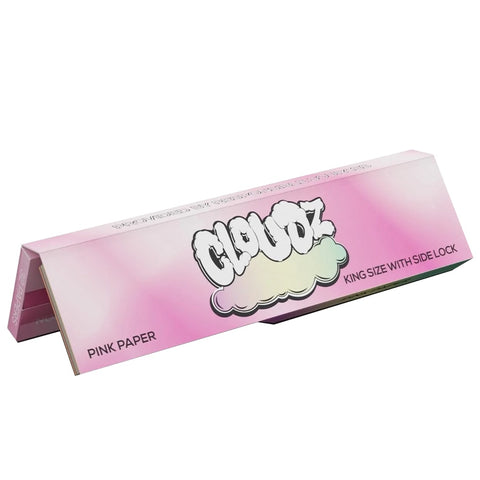 Cloudz Pink King Size Papers with Side Lock retail pack